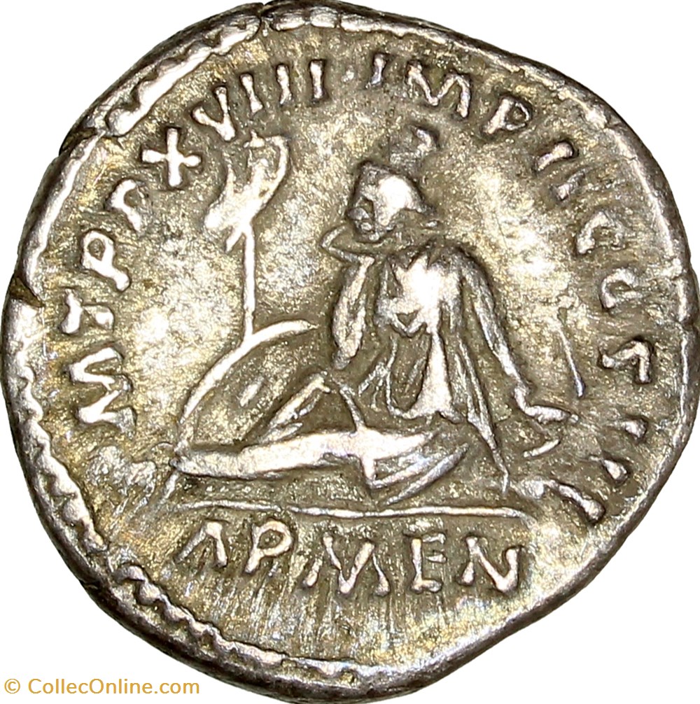 monnaies antiques romaines imperiales et republicaines denier de marc aurele armenia 163 164 rome