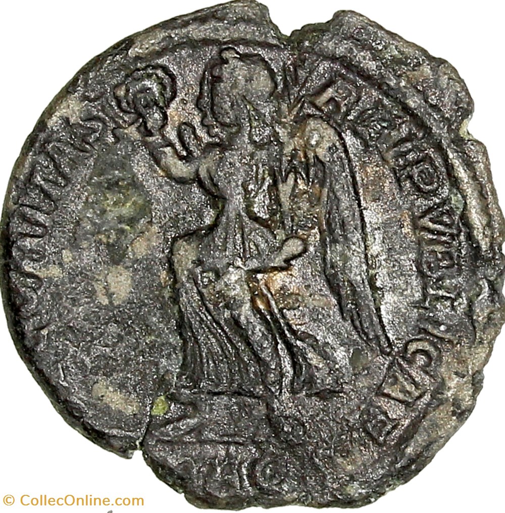 monnaies antiques romaines imperiales et republicaines nummus de valens victoria 367 375 aquilee