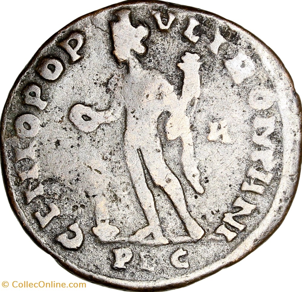 monnaies antiques romaines imperiales et republicaines follis de maximien hercule genius 300 302 lyon