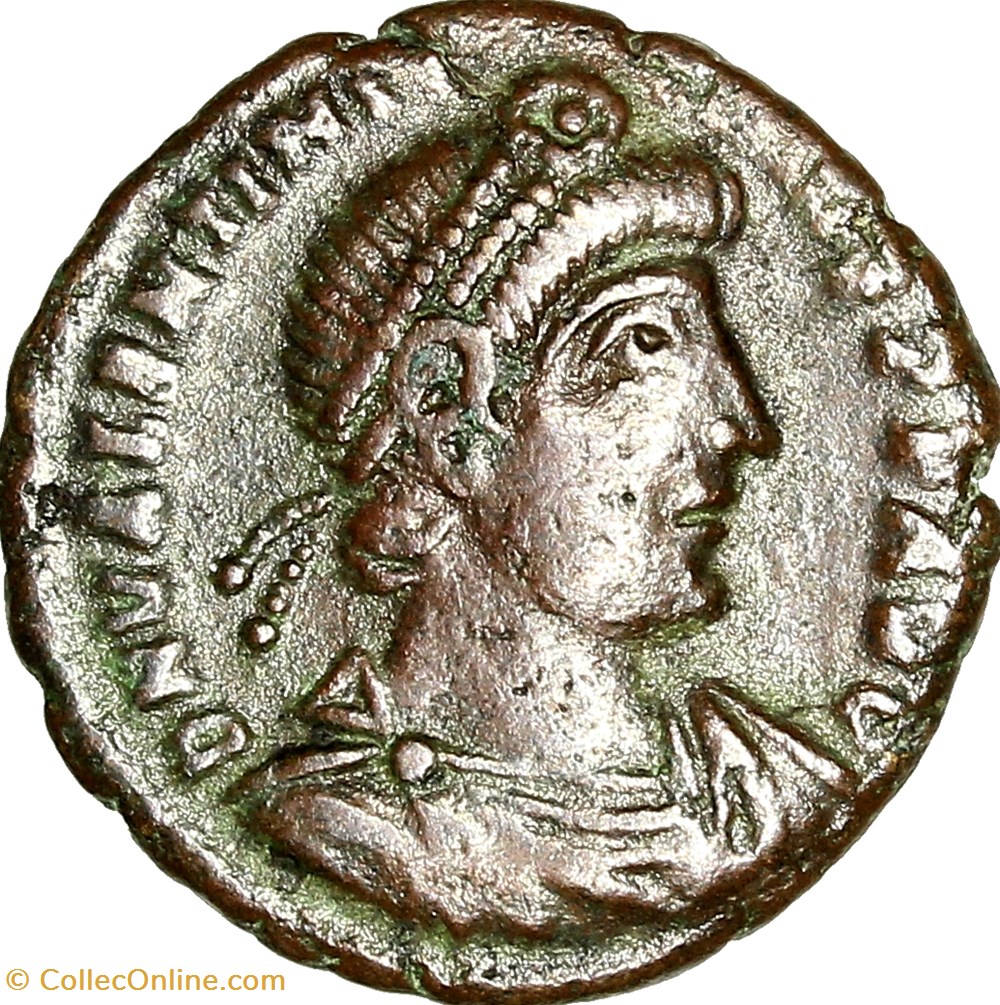 monnaies antiques romaines imperiales et republicaines nummus de valentinien ier victoria 364 375 rome