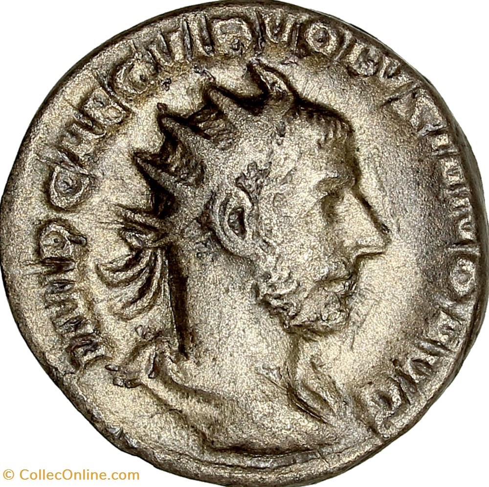 monnaies antiques romaines imperiales et republicaines antoninien de volusien pax 251 253 rome