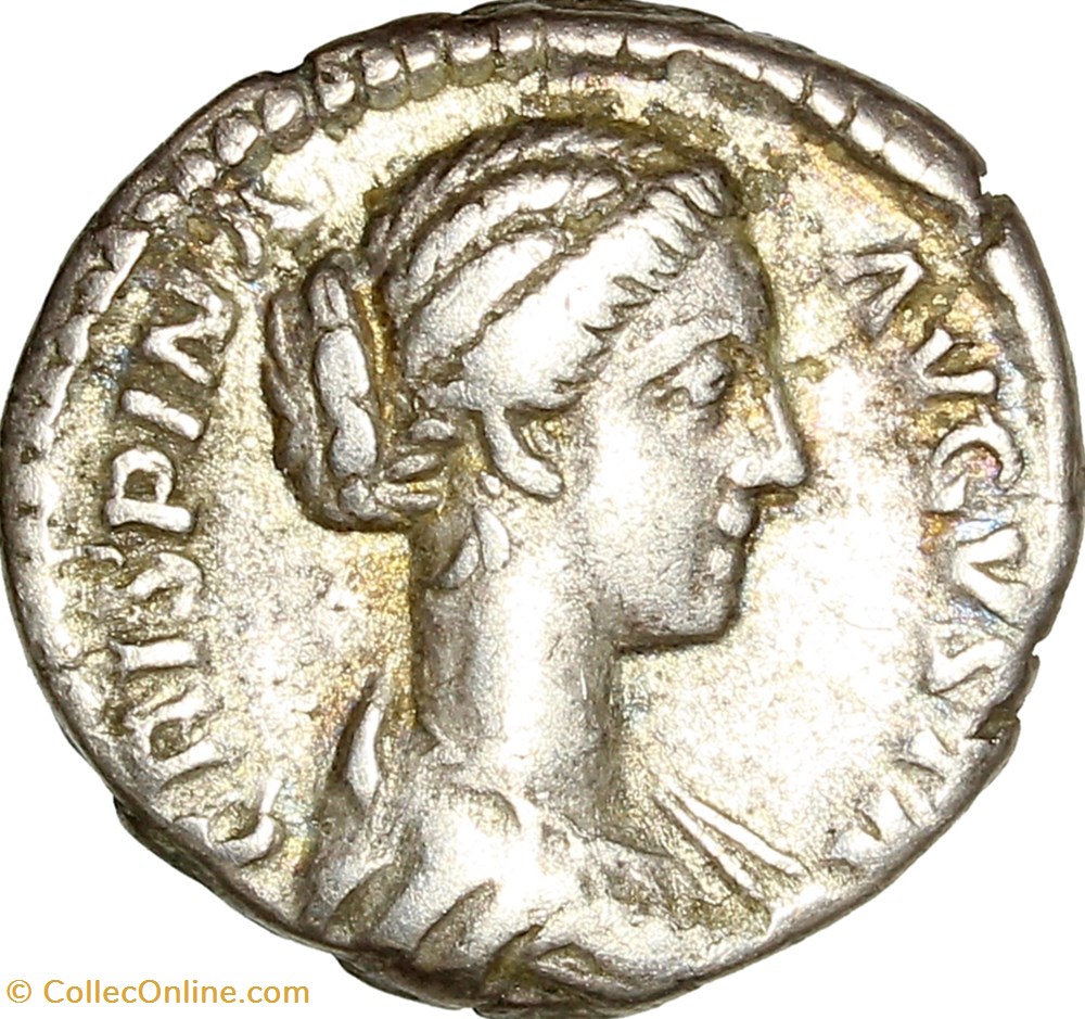 Denier de Crispine, Vénus, 180-182, Rome monnaies antiques a romaines imperiales et republicaines denier de crispine venus 180 182 rome