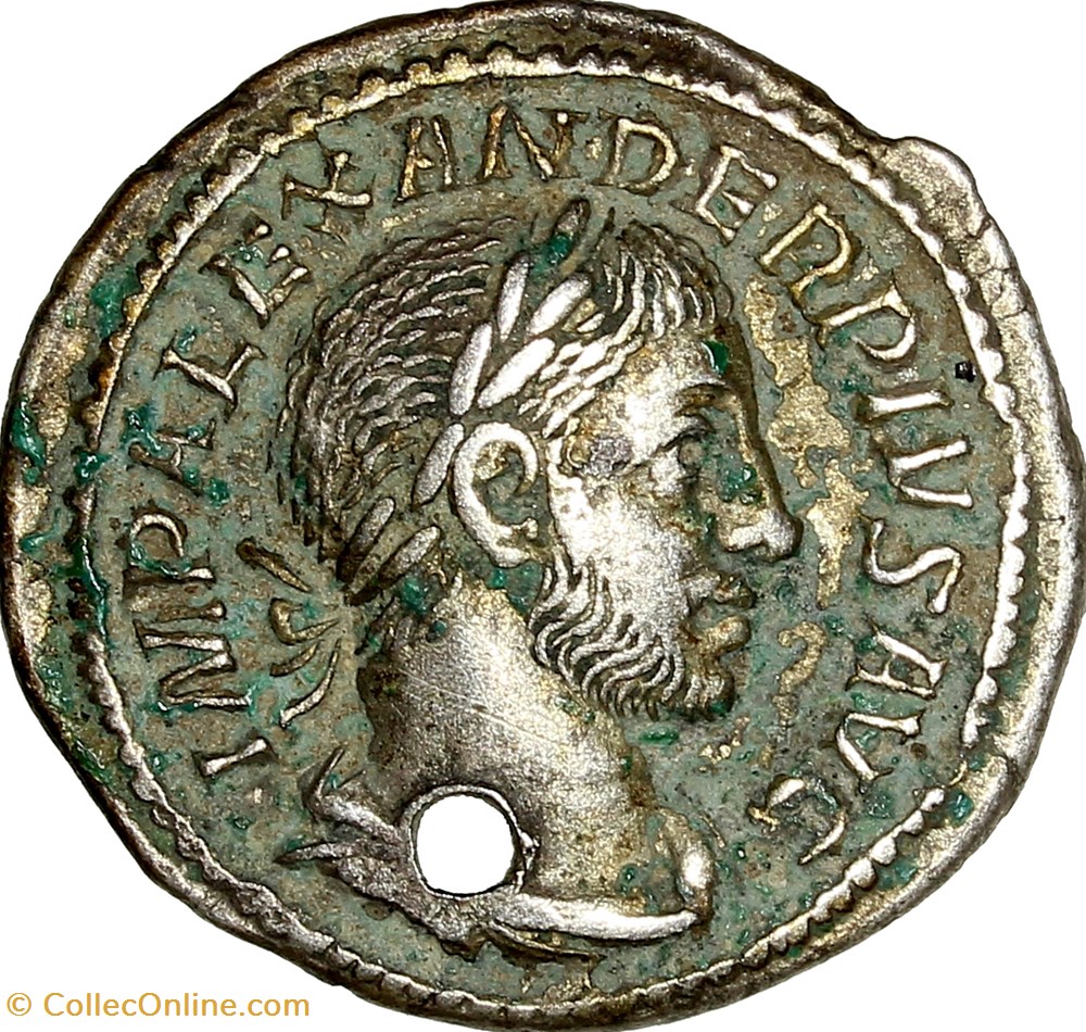 Denier de Sévère Alexandre, Mars, 232, Rome monnaies antiques romaines imperiales et republicaines denier de severe alexandre mars 232 rome