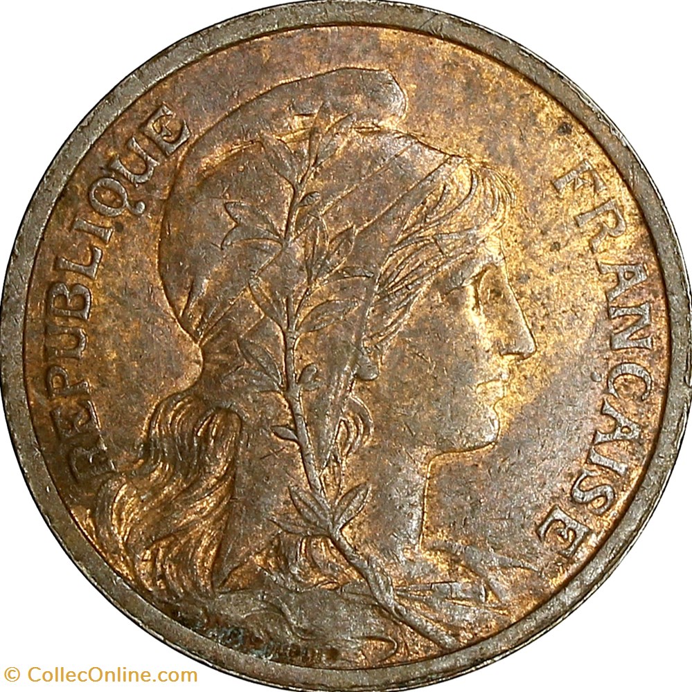 2 centimes Daniel-Dupuis, IIIe République, 1903 monnaies france modernes 2 centimes daniel dupuis iiie republique 1903