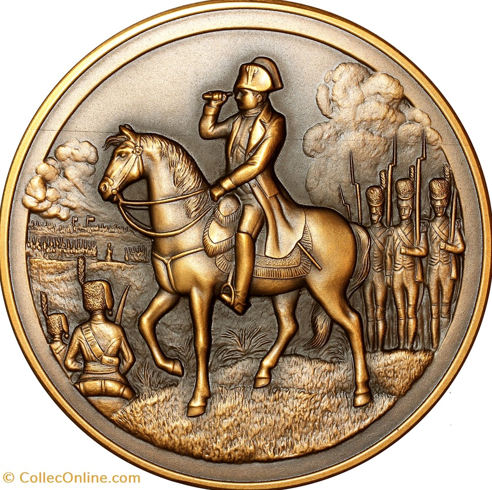 Batailles de Napoléon, Wagram, 1991 medailles france batailles de napoleon wagram 1991