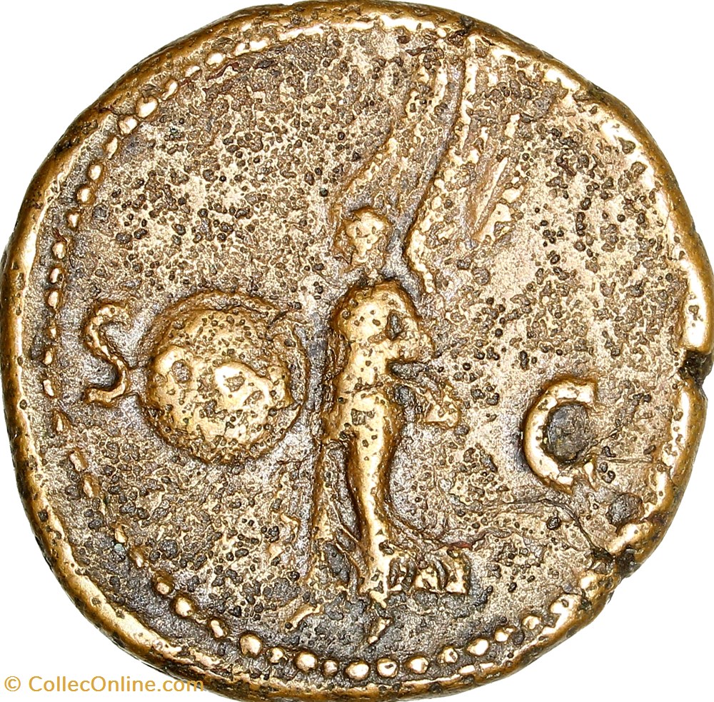 monnaies antiques romaines imperiales et republicaines as de neron victoria 66 rome