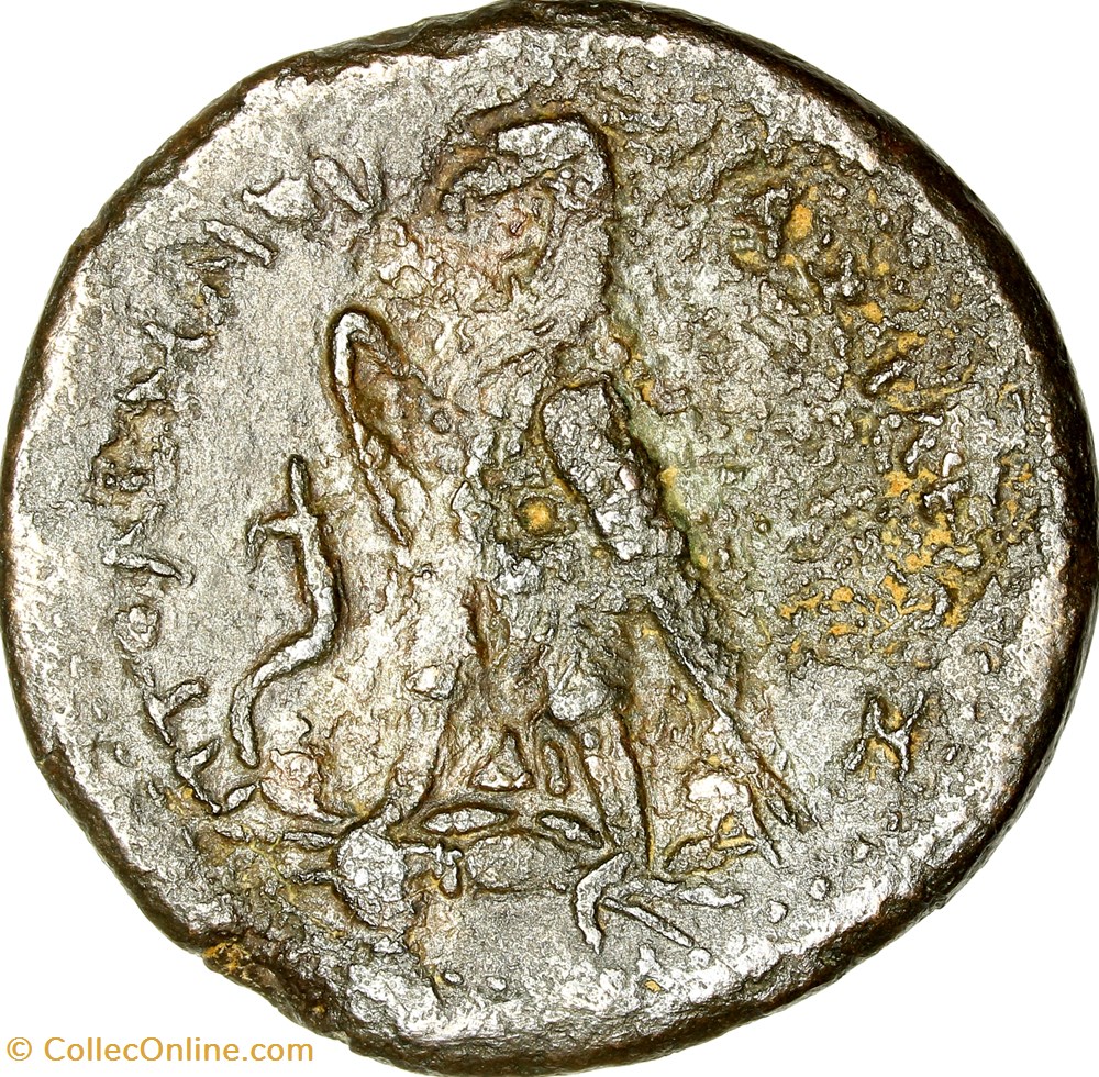 Octochalque de Ptolémée IV Philopator monnaies antiques grecques octochalque de ptolemee iv philopator