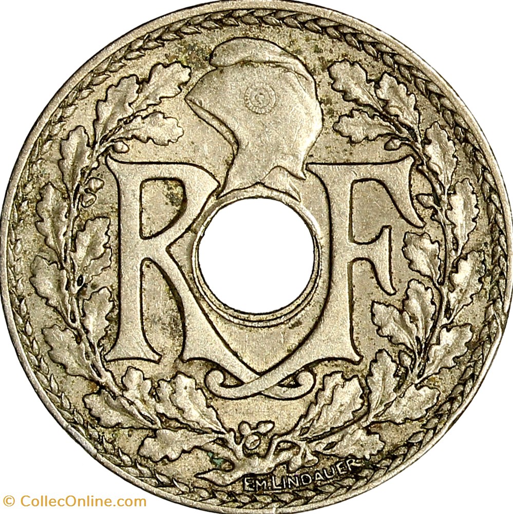 monnaies france modernes 10 centimes lindauer iiie republique 1926 flan pele