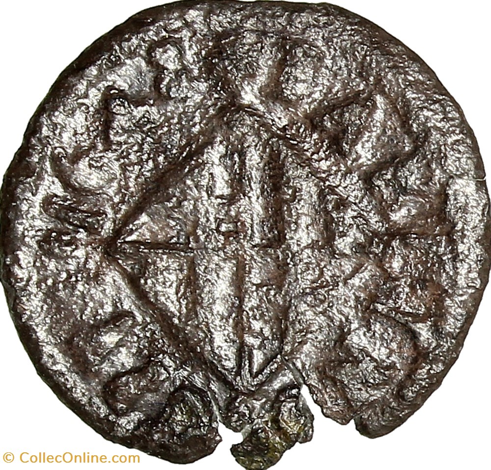 Ardit ou demi-sizain du Comté de Barcelone, Louis XIV, 1648, Barcelone monnaies europe medievale france royales ardit ou demi sizain du comte de barcelone louis xiv 1648 barcelone