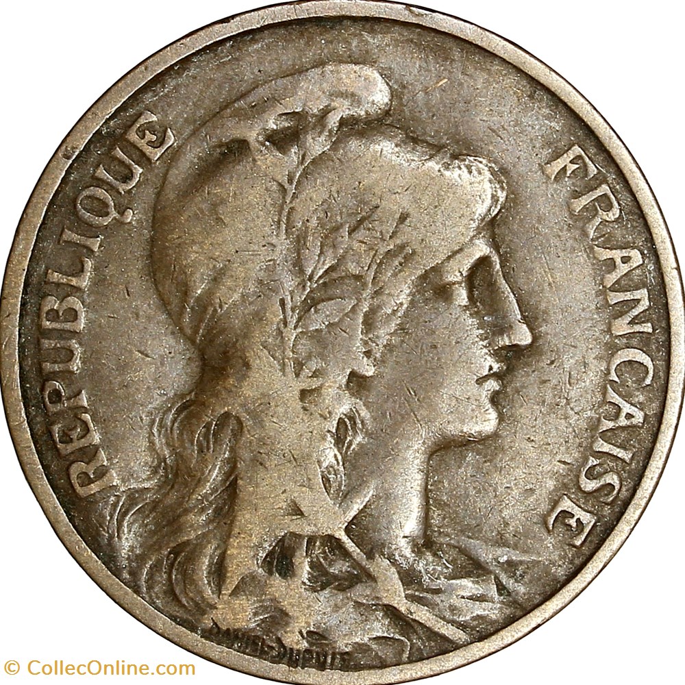 5 centimes Daniel-Dupuis, IIIe République, 1902 monnaies monde france 5 centimes daniel dupuis iiie republique 1902