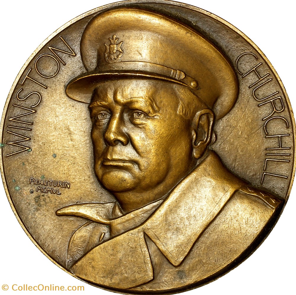 Médaille de Winston Churchill, 1945 medailles france medaille de winston churchill 1945