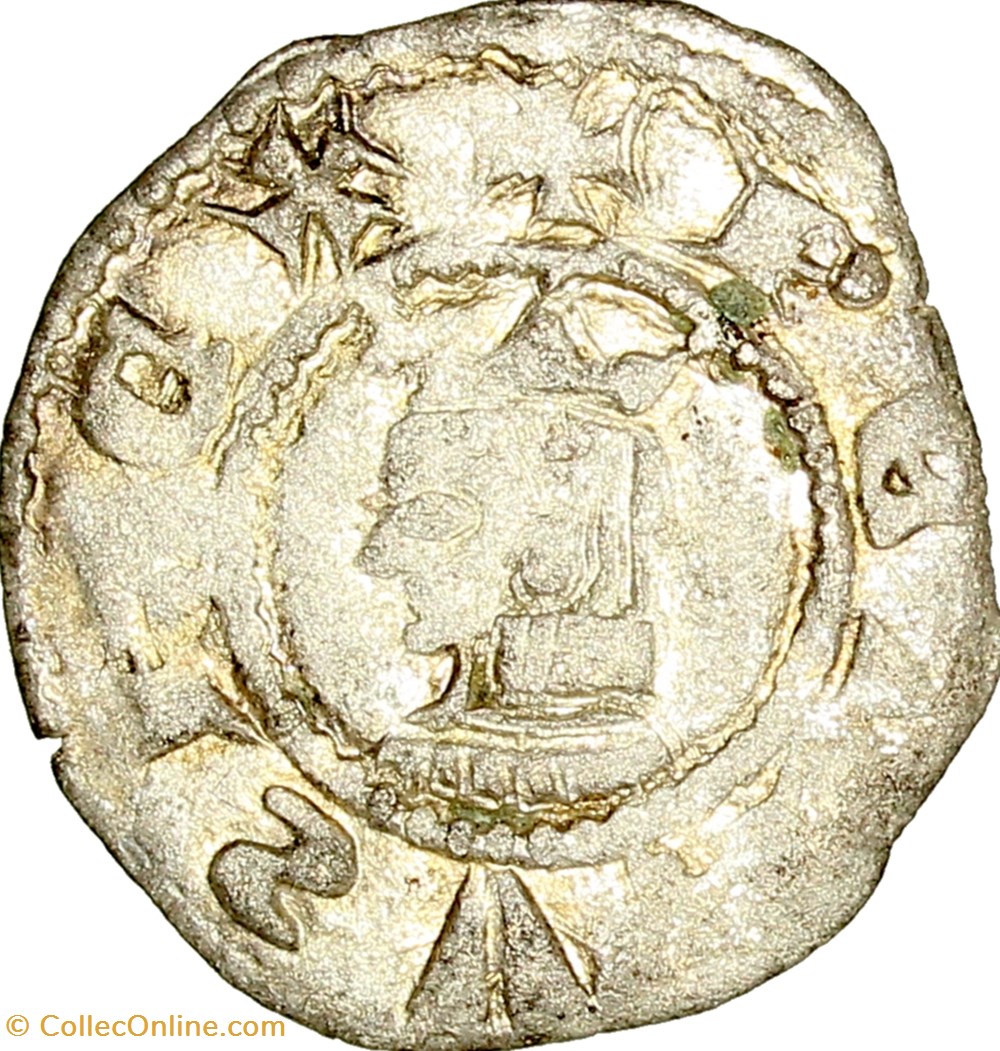 Denier de Pierre III de Barcelone, 1336-1387, Barcelone monnaies europe medievale france feodales denier de pierre iii de barcelone 1336 1387 barcelone
