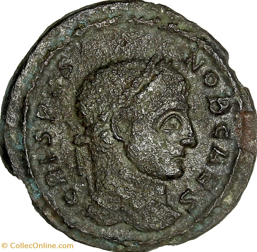 monnaies antiques romaines imperiales et republicaines centenionalis de crispus vot v 321 arles