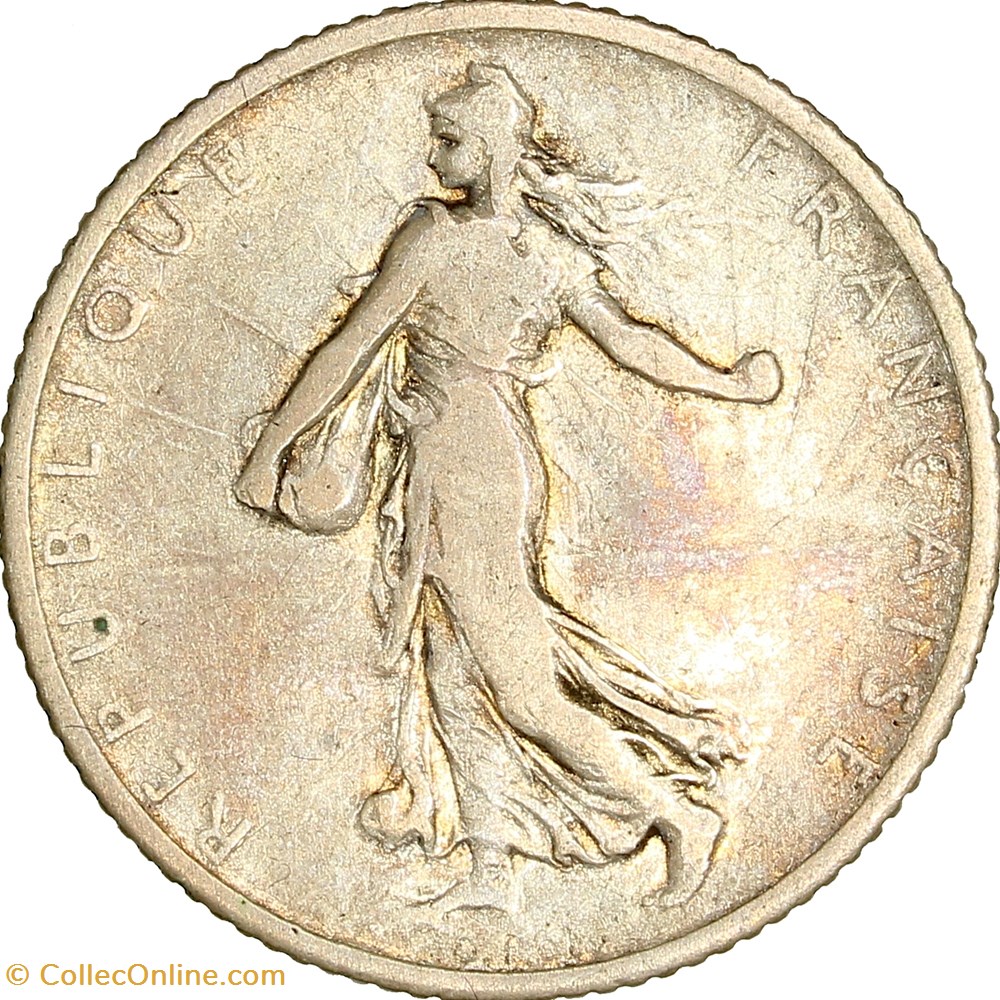 1 franc Semeuse, IIIe République, 1905 monnaies monde france 1 franc semeuse iiie republique 1905