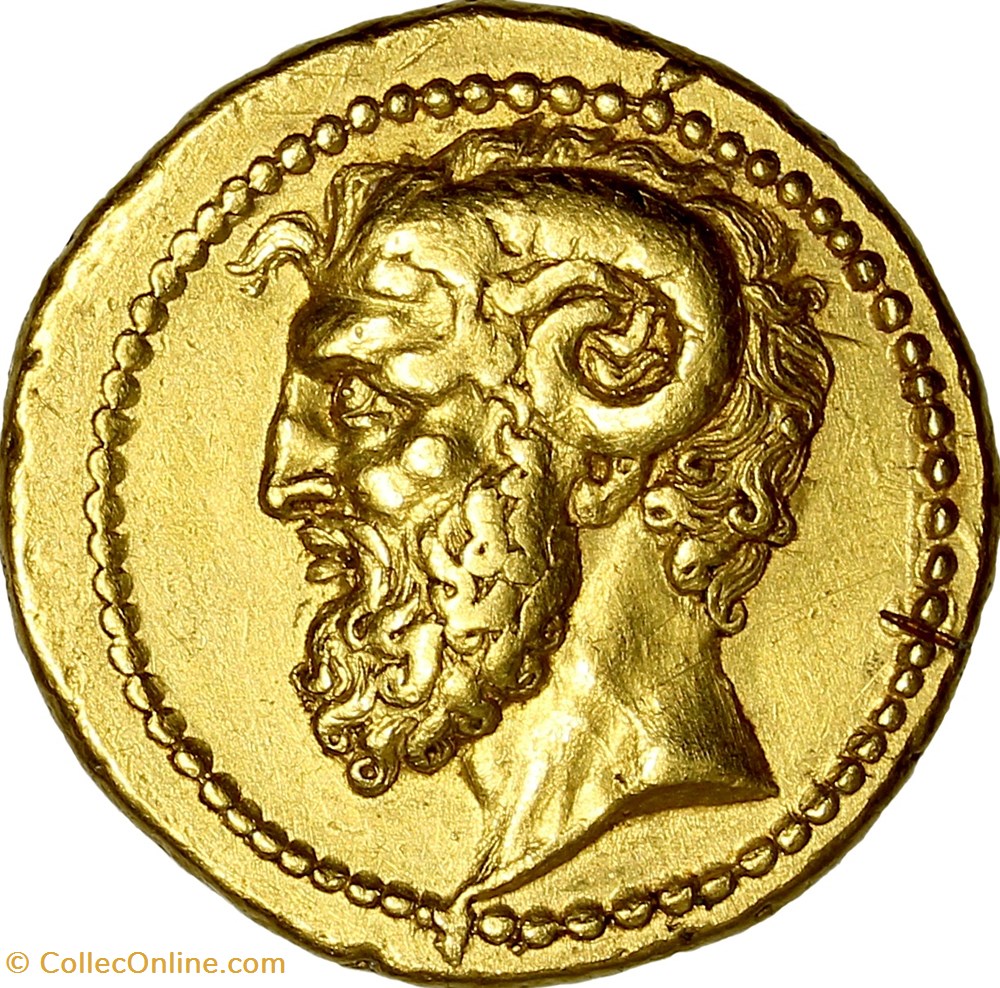 monnaies antiques romaines imperiales et republicaines aureus of quintus cornuficius 42 ac african mint