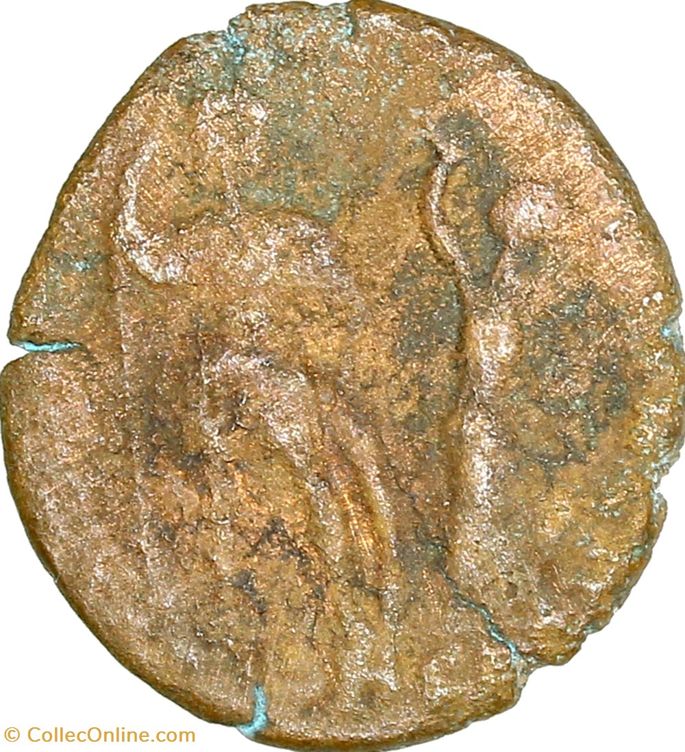 Nummus d'Arcadius, Arcadius et Victoria, 395-401, Constantinople monnaies antiques romaines republicaines imperiales nummus arcadius arcadius et victoria 395 401 constantinople