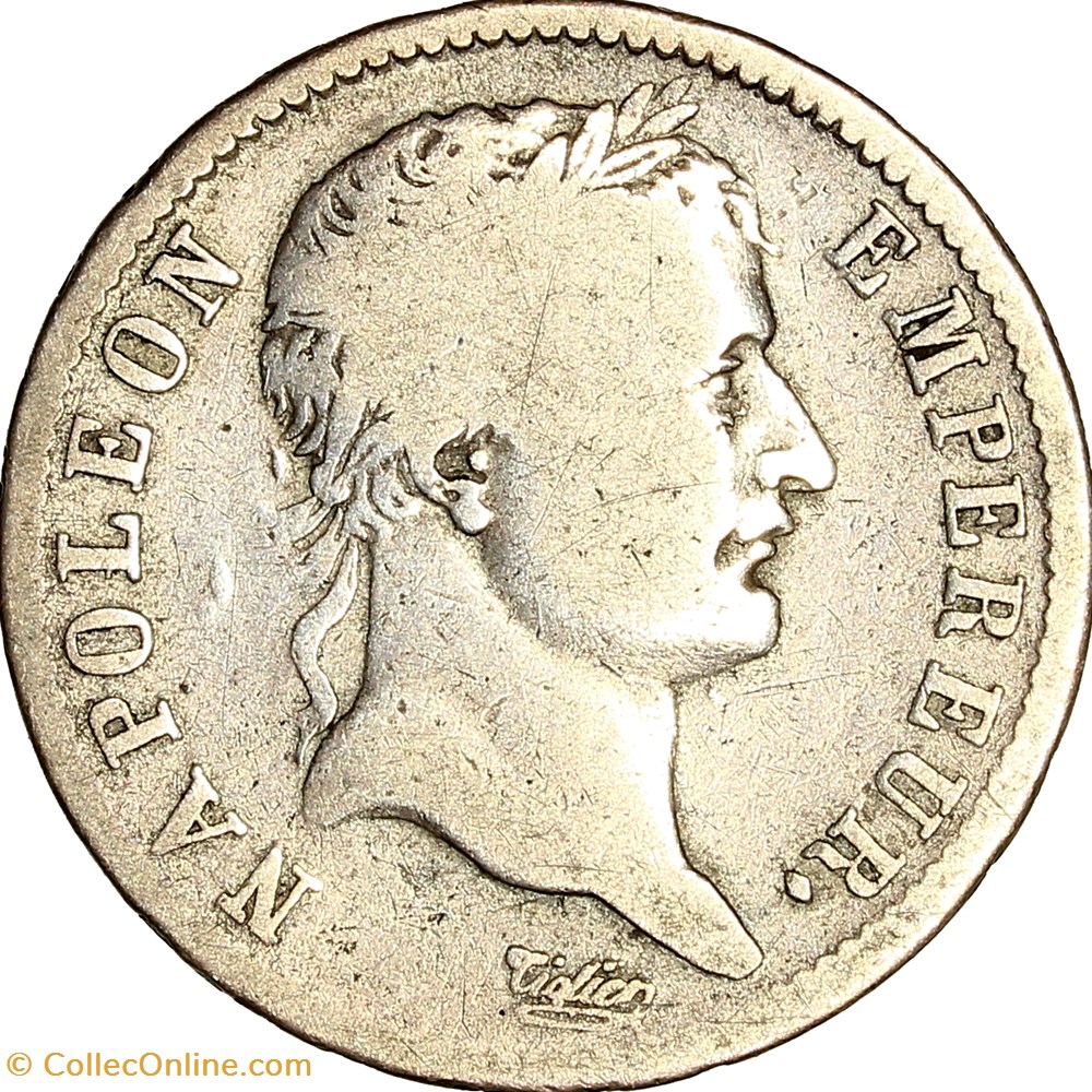 1 franc, tête laurée, Empire, Napoléon Ier, 1811, Paris monnaies monde france 1 franc tete lauree empire napoleon ier 1811 paris