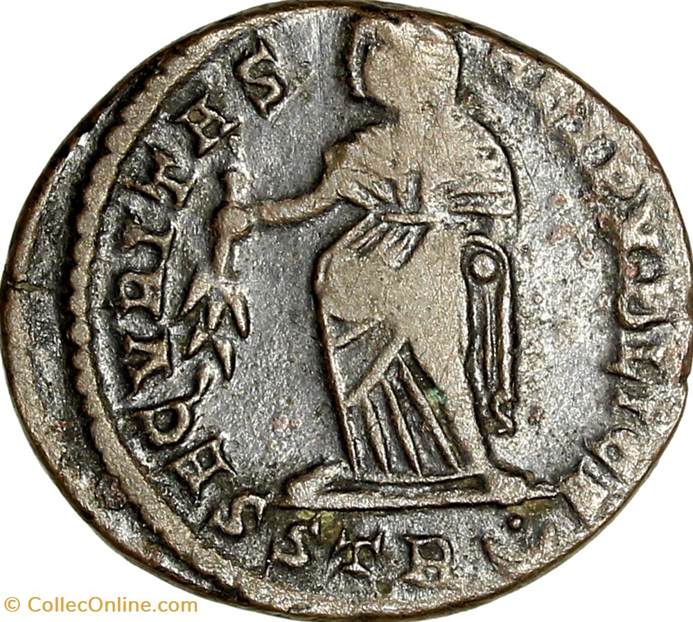 Centenionalis d'Hélène, Securitas, 326, Trèves monnaies antiques romaines imperiales et republicaines centenionalis helene securitas 326 treves