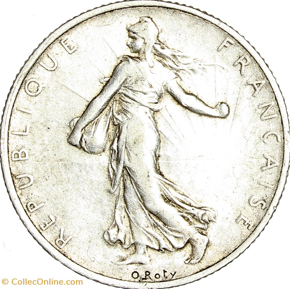 2 francs Semeuse, IIIe République, 1910 monnaies monde france 2 francs semeuse iiie republique 1910