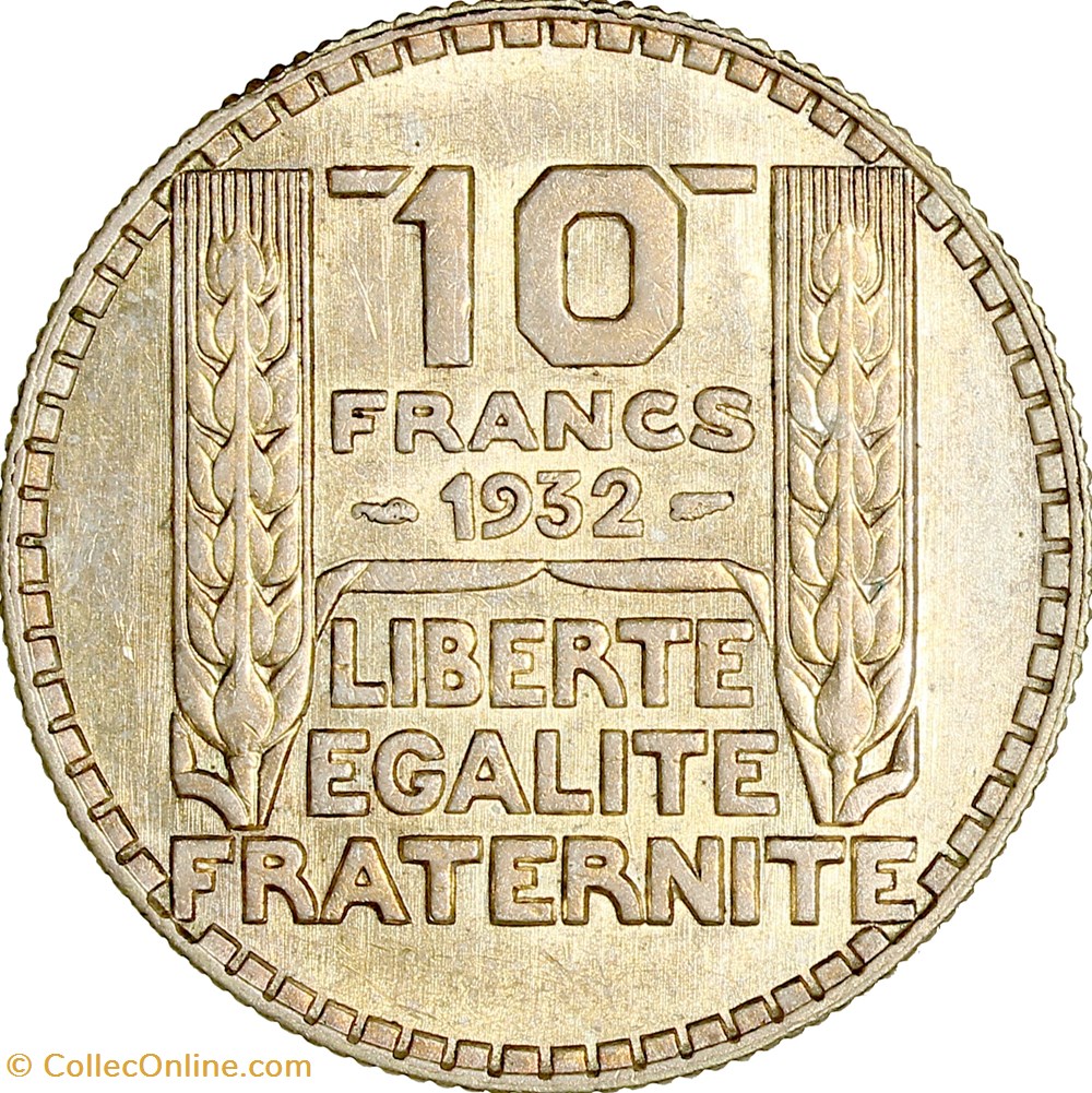 10 francs Turin, IIIe République, 1932 monnaies monde france 10 francs turin iiie republique 1932