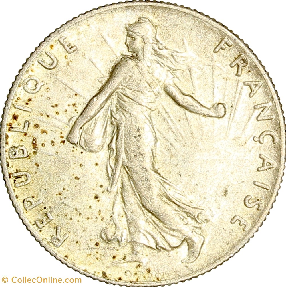50 centimes Semeuse, IIIe République, 1917 monnaies monde france 50 centimes semeuse iiie republique 1917