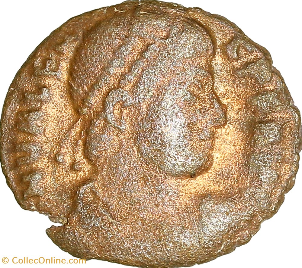 monnaies antiques romaines imperiales et republicaines nummus de valens gloria romanorum 364 367 thessalonique