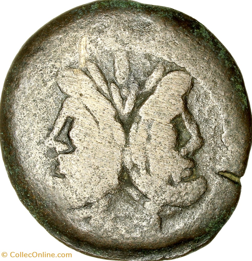 As janiforme anonyme, 169-158 av. J.-C., Rome monnaies antiques romaines republicaines imperiales as janiforme anonyme 169 158 av j c rome
