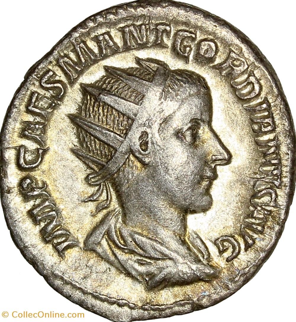 monnaies antiques romaines imperiales et republicaines antoninien de gordien iii aequitas 238 239 antioche