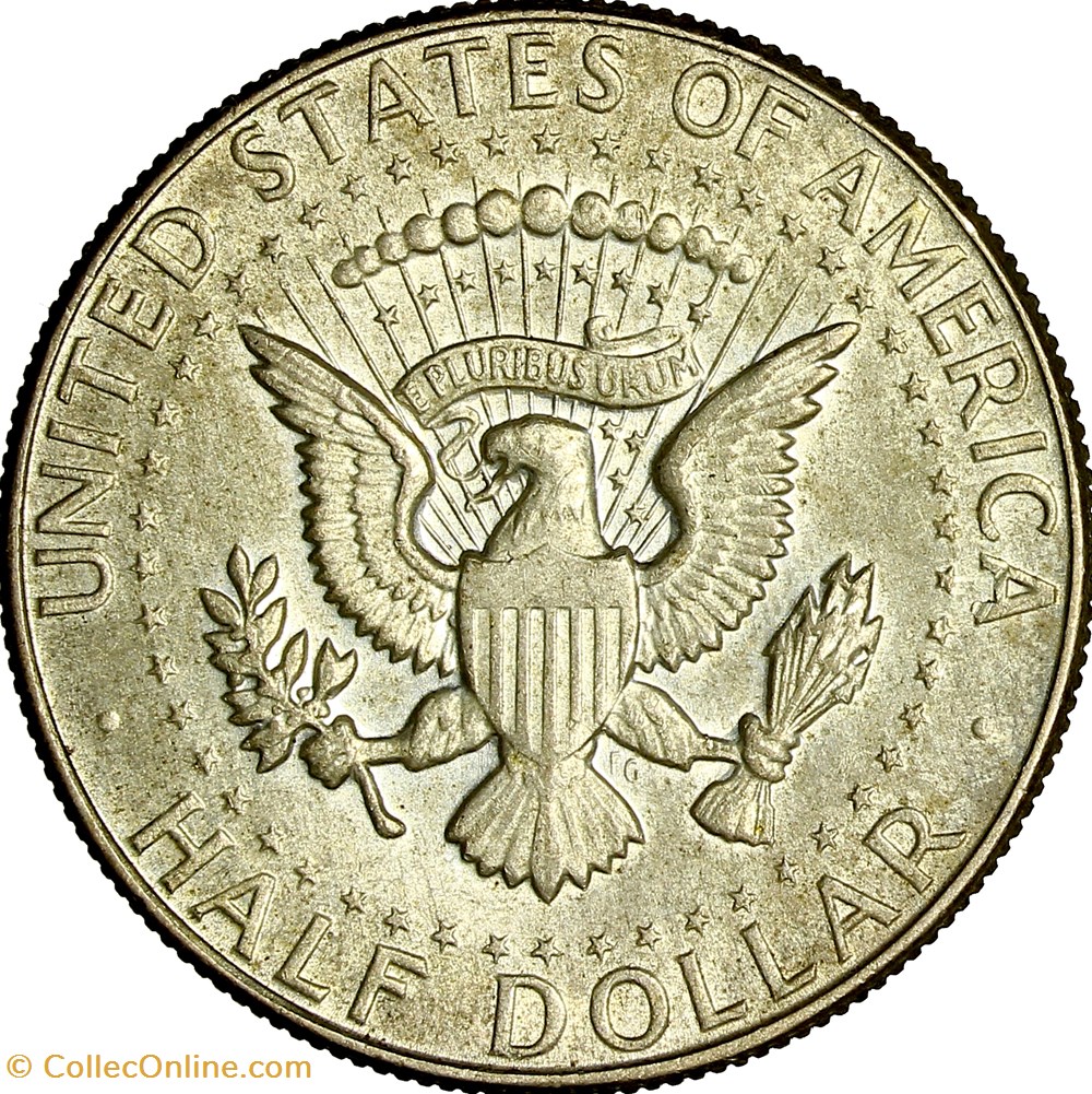 1/2 dollar Kennedy, Etats-Unis, 1968, Denver monnaies monde 1 2 dollar kennedy etats unis 1968 denver