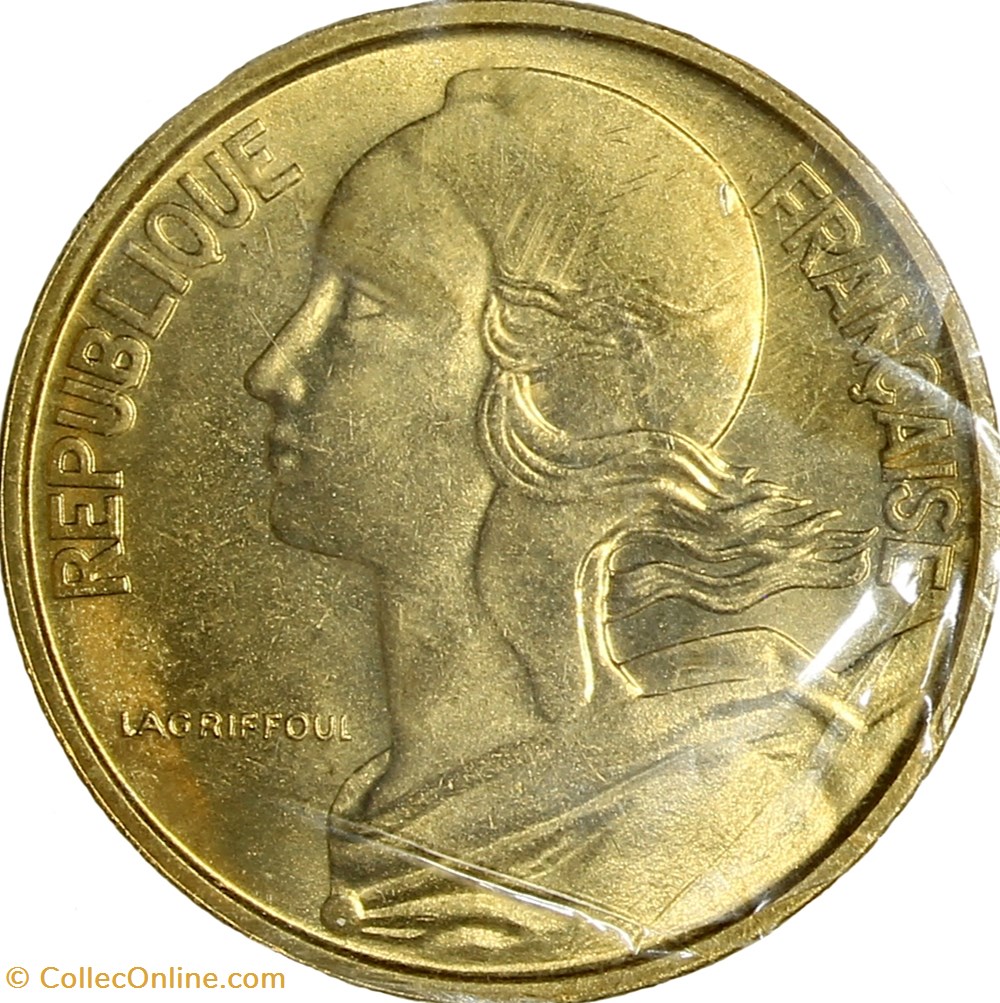10 centimes Marianne, FDC, 1971 monnaies monde france 10 centimes marianne fdc 1971