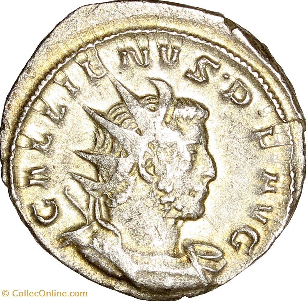 monnaies antiques romaines imperiales et republicaines antoninien de gallien gallien 257 258 cologne