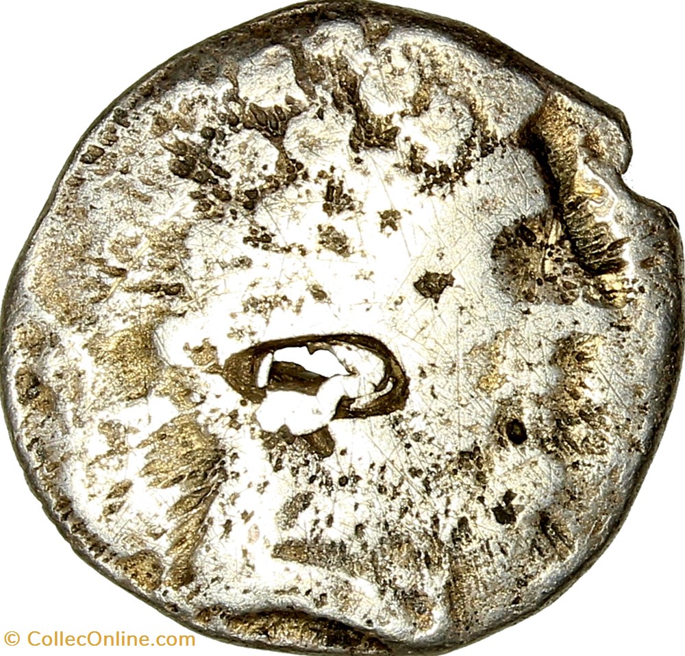 Denier au cavalier des Ilergetes - Iltirta monnaies antiques celtes denier au cavalier des ilergetes iltirta