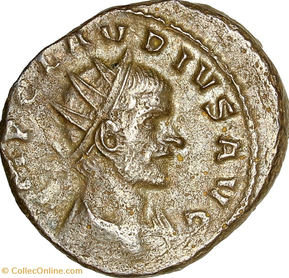 Antoninien de Claude II le Gothique, Providentia, 269, Siscia monnaies antiques romaines imperiales et republicaines antoninien de claude ii le gothique providentia 269 siscia