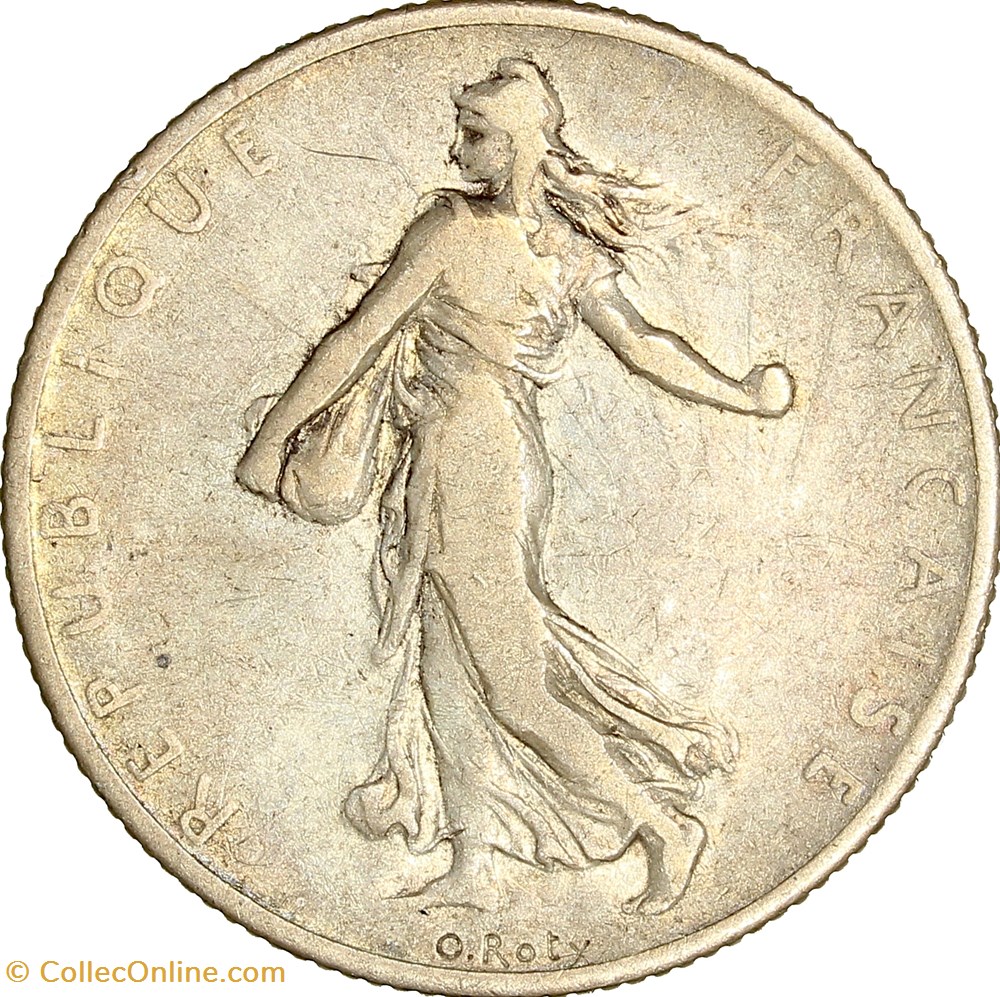 2 francs Semeuse, IIIe République, 1904 monnaies monde france 2 francs semeuse iiie republique 1904