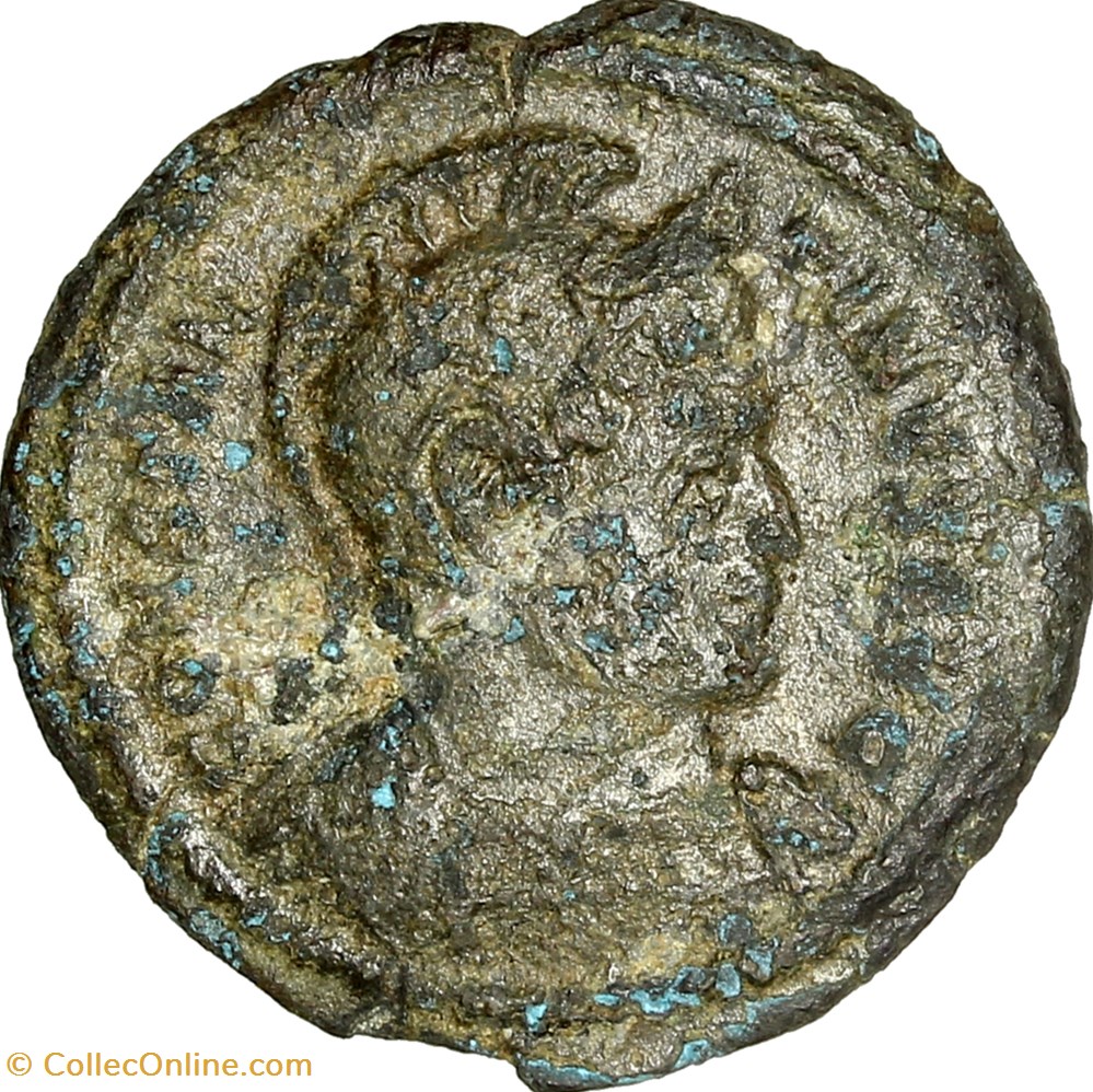 Centenionalis de Constantin Ier, autel, 322, Trèves monnaies antiques romaines imperiales et republicaines centenionalis de constantin ier autel 322 treves