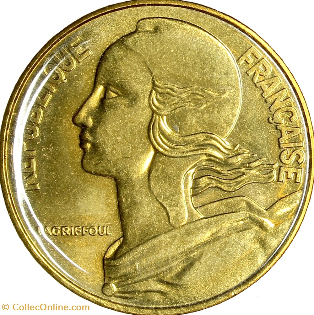 20 centimes Marianne, FDC, 1985 monnaies monde france 20 centimes marianne fdc 1985