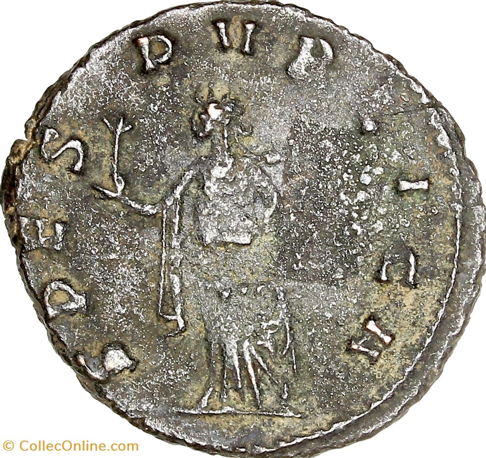 Antoninien de Claude II le Gothique, Spes, 268-269, Rome monnaies antiques romaines imperiales et republicaines antoninien de claude ii le gothique spes 268 269 rome