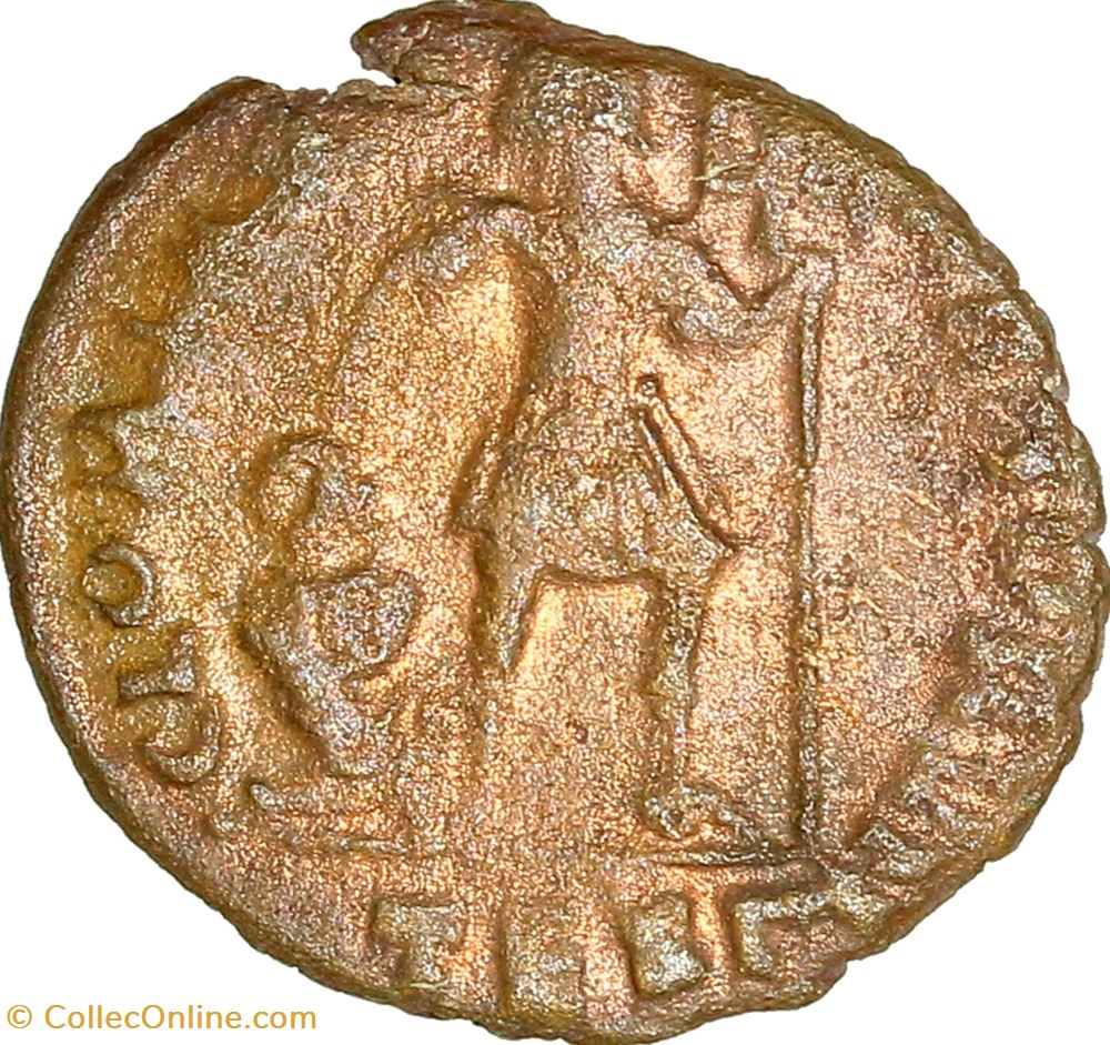 monnaies antiques romaines imperiales et republicaines nummus de valens gloria romanorum 364 367 thessalonique