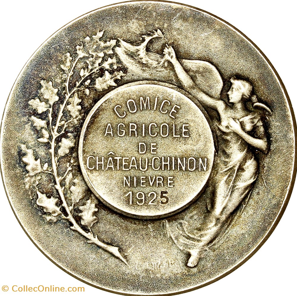 medailles france medaille agricole comice agricole 1925