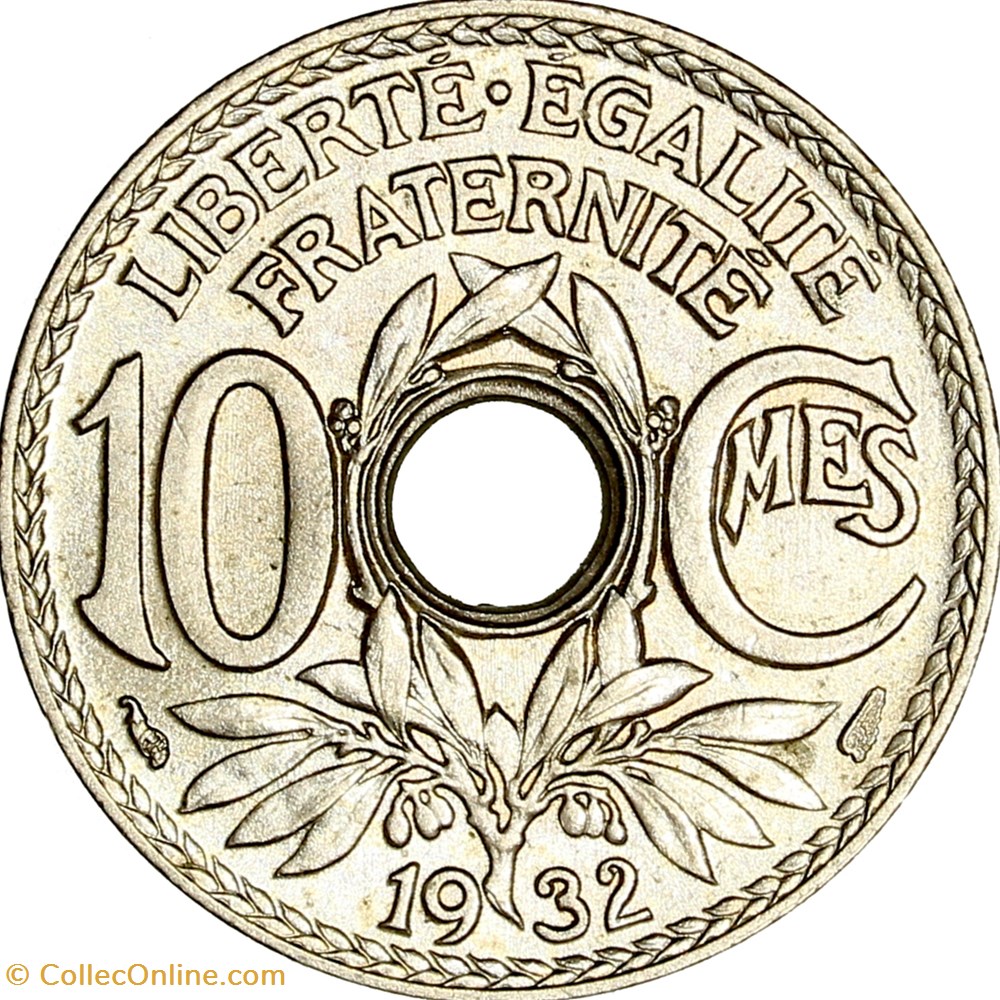 10 centimes Lindauer, IIIe République, 1932 monnaies monde france 10 centimes lindauer iiie republique 1932