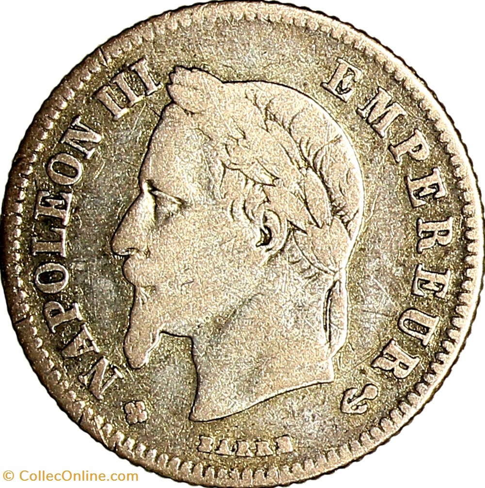 20 centimes Napoléon III, tête laurée, petit module, Napoléon III, 1866, Strasbourg monnaies monde france 20 centimes napoleon iii tete lauree petit module napoleon iii 1866 strasbourg