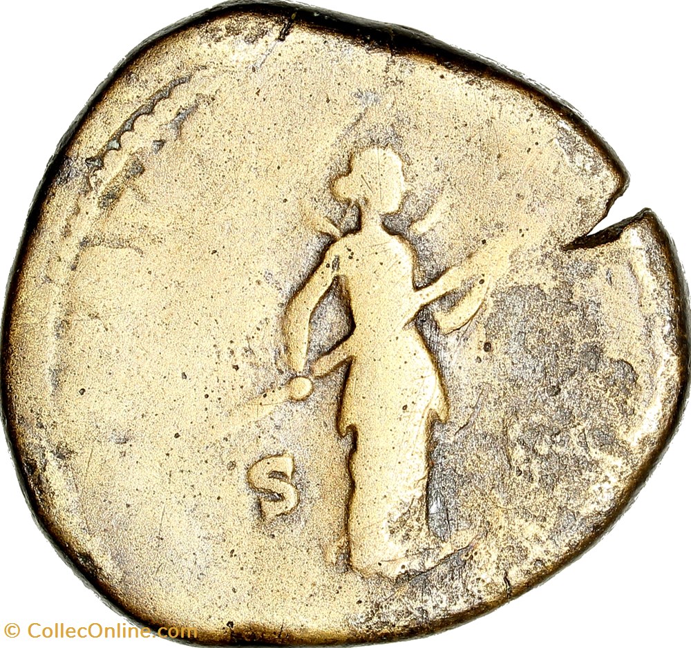 Sesterce de Faustine Jeune divinisée, Diane, 176-180, Rome monnaies antiques romaines imperiales et republicaines sesterce de faustine jeune divinisee diane 176 180 rome