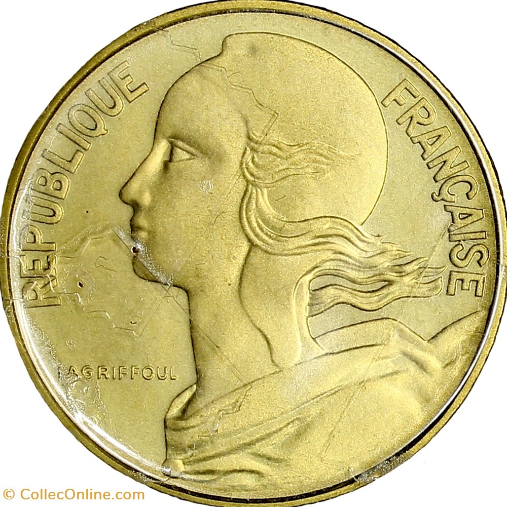 10 centimes Marianne, FDC, 1975 monnaies monde france 10 centimes marianne fdc 1975