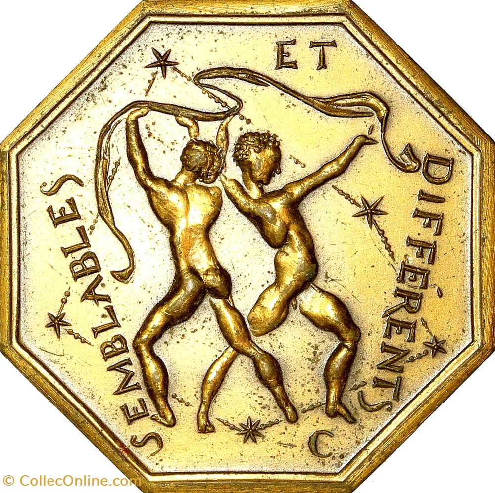 Jeton de voeux, n. d., Monnaie de Paris monnaies jetons mereaux jeton de voeux n d monnaie de paris