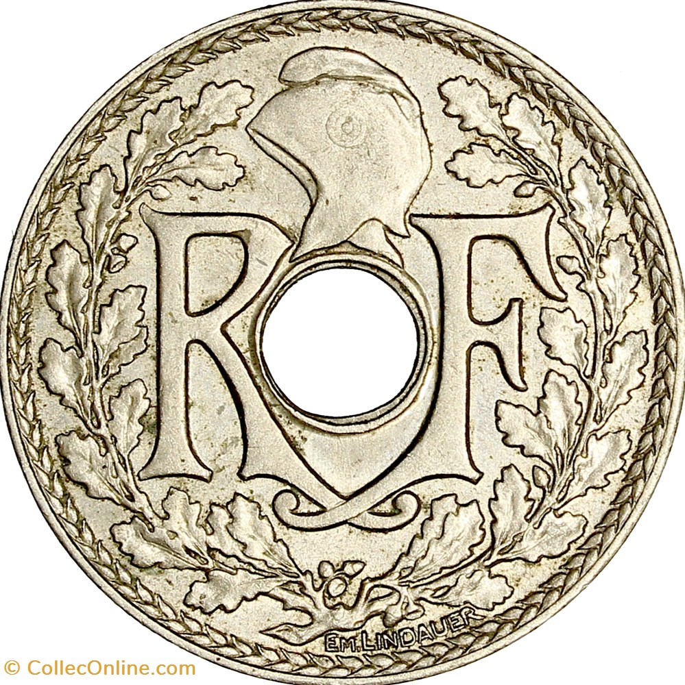 monnaies monde france 25 centimes lindauer iiie republique 1924