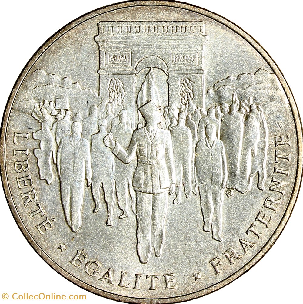 100 francs Libération de Paris, 1994 monnaies monde france 100 francs liberation de paris 1994