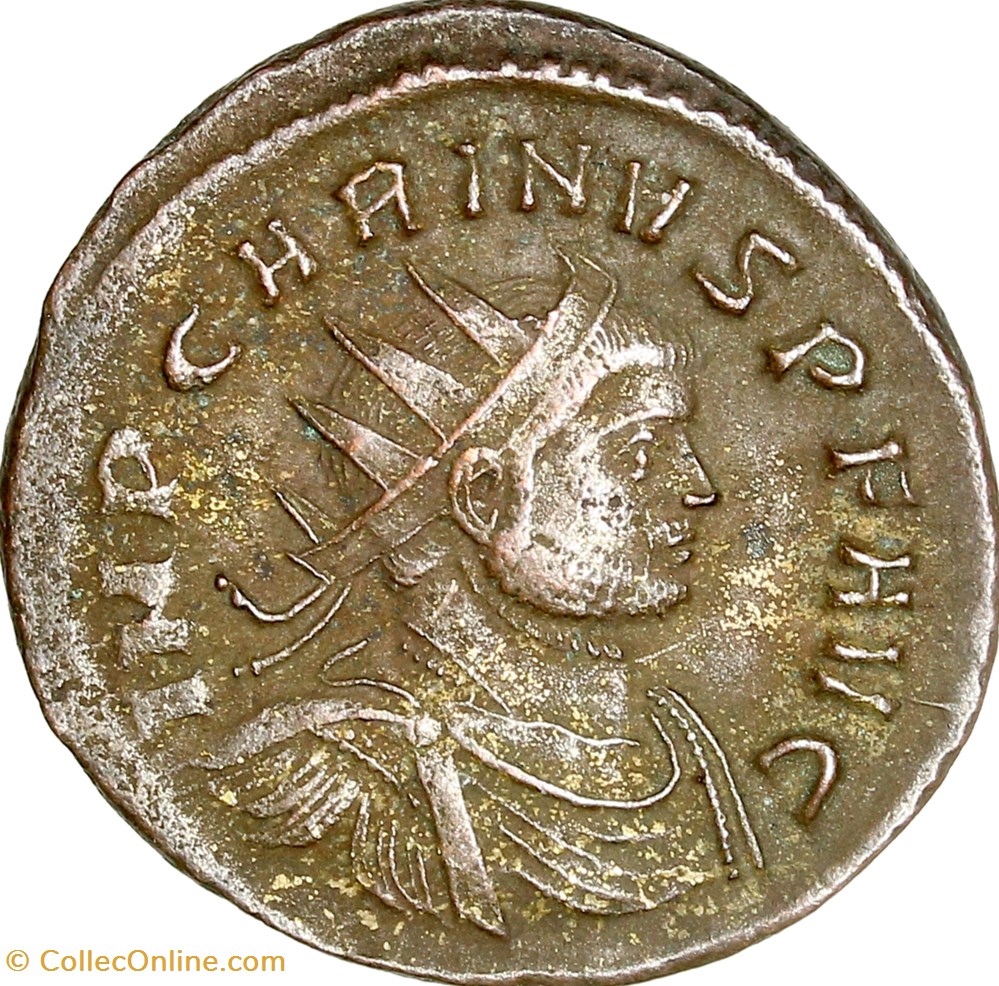 Aurelianus de Carin, Felicitas, août 283, Ticinum monnaies antiques romaines imperiales et republicaines aurelianus de carin felicitas aout 283 ticinum