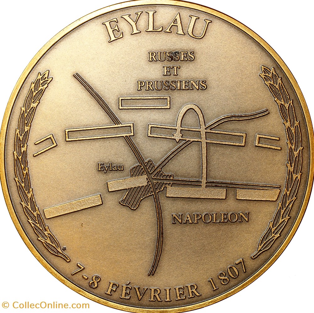 medailles france batailles de napoleon eylau 1991