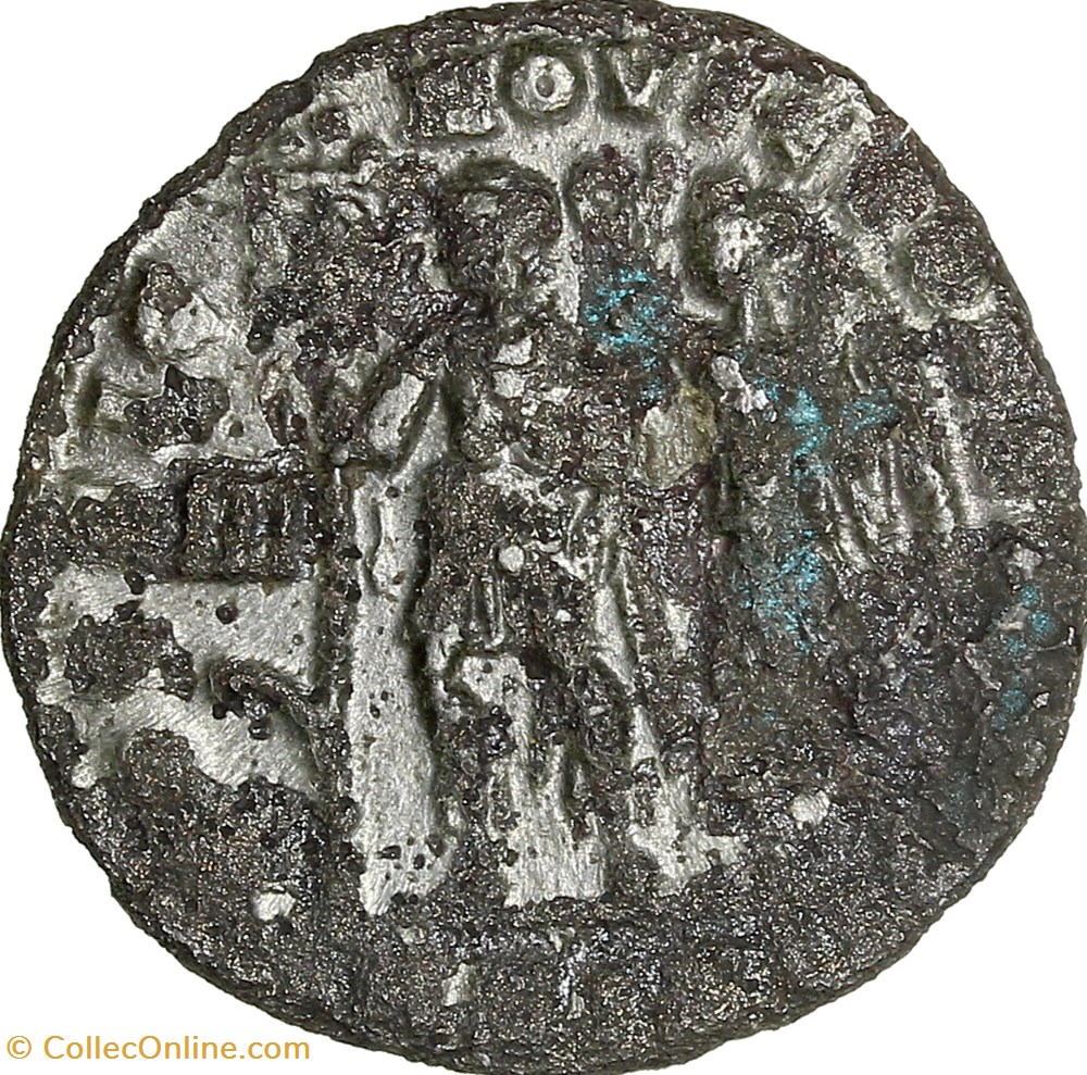 Maiorina de Constance II, Hoc Signo Victor Eris, 350-351, Siscia monnaies antiques romaines imperiales et republicaines maiorina de constance ii hoc signo victor eris 350 351 siscia