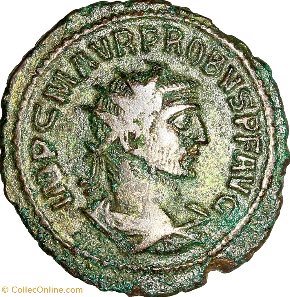 monnaies antiques romaines imperiales republicaines aurelianus de probus probus et jupiter 276 282 antioche